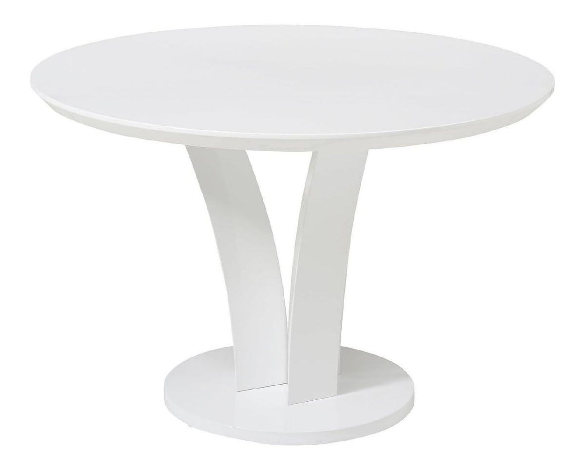 Tables avec rangement ferme finition bois blanc 120 x 120 x 75 cm