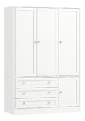 Armoire de rangement reglable avec tiroirs blanc 50 x 120 x 176,5 centim