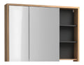Armoires avec miroir avec rangement ferme finition bois naturel