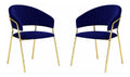 Chaise confortable avec rangement ferme structure metal bleu 54 x 53 x 82 centim