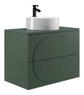 Meubles suspendus avec tiroirs avec rangement ferme vert 80 x 46 x 60 centim