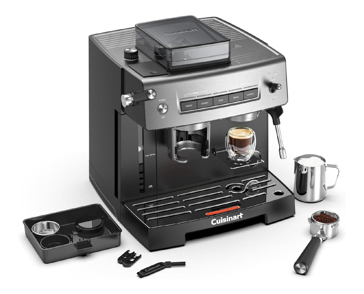 Machines expresso a vapeur compact finition inox inox 2.2 L