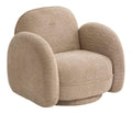 Fauteuil confortable beige 84,5 x 78,5 x 78 centim