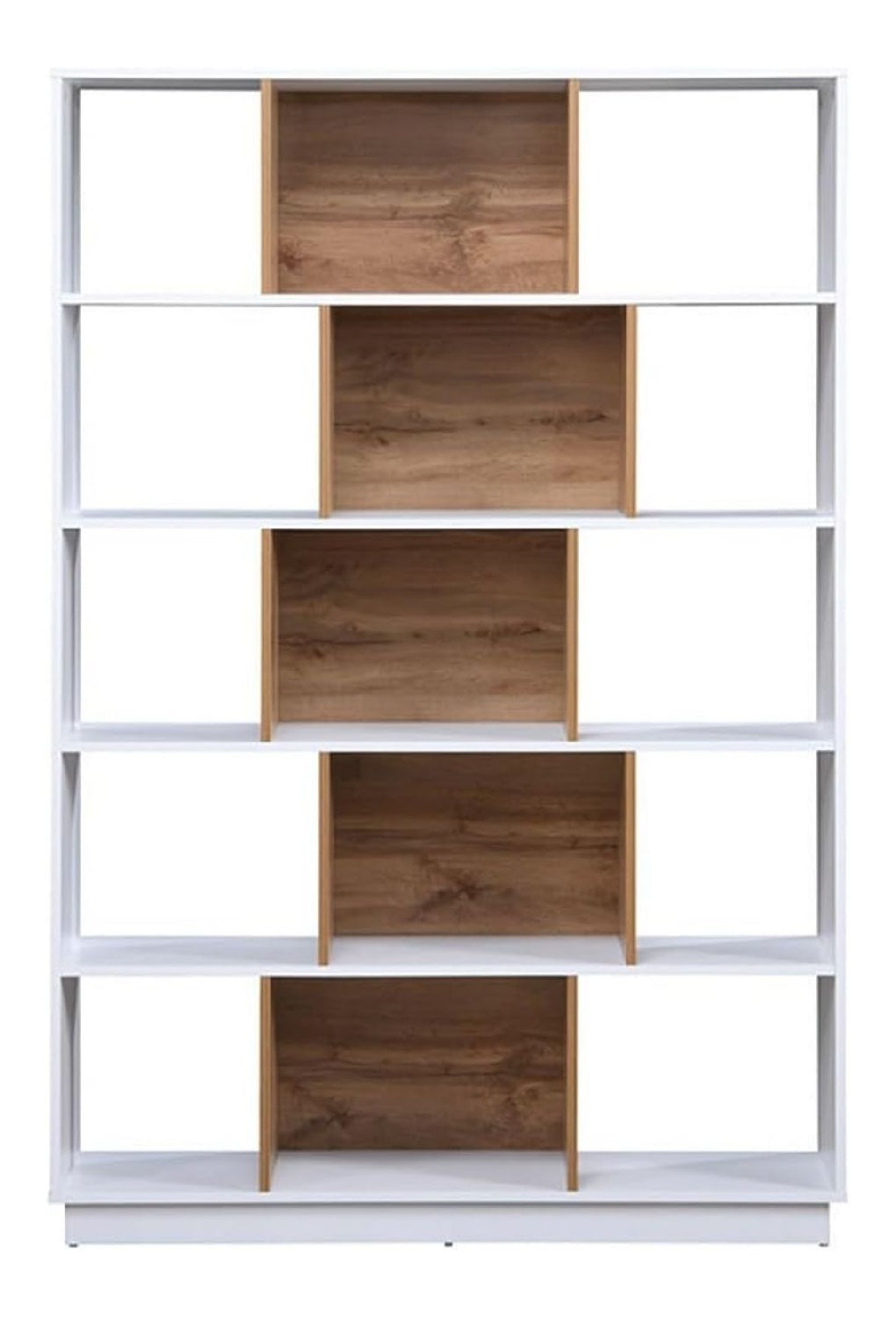 Bibliotheque finition bois blanc 120 x 30 x 180 centim