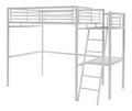 Lits structure metal blanc 2,54 x 1,46 x 1,97 m