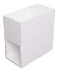 Meubles-lavabos avec rangement ferme blanc