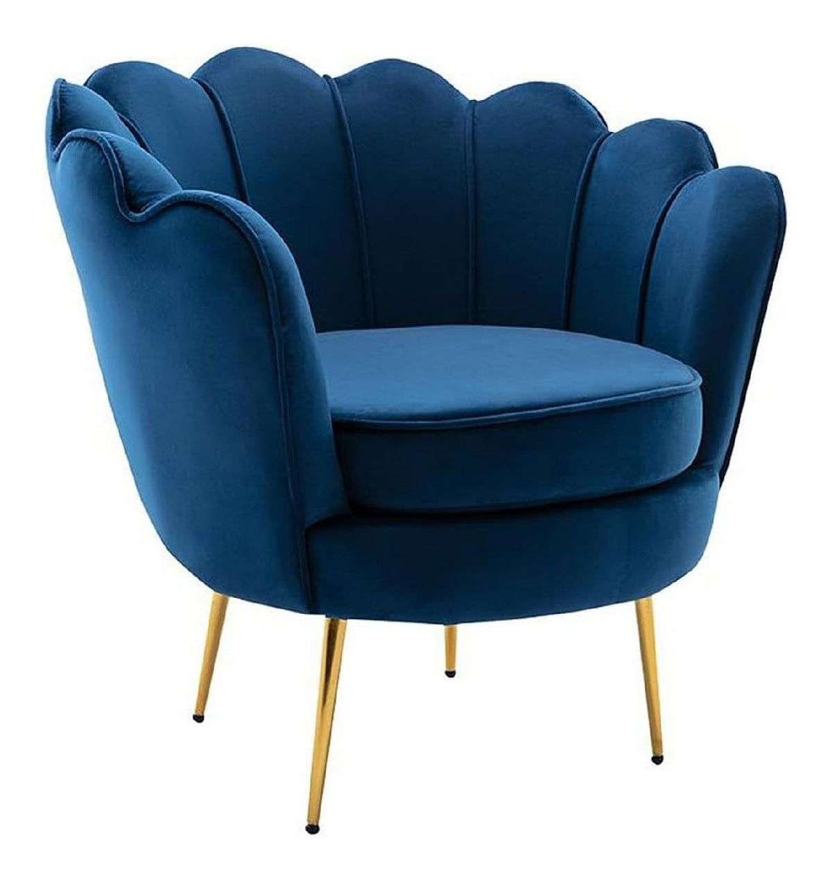 Fauteuil confortable avec rangement ferme structure metal bleu