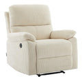 Fauteuils relaxants electrique avec rangement ferme beige 91 x 89 x 102 cm