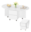 Table basse avec tiroirs avec rangement ferme blanc