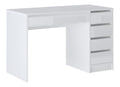 Armoire de rangement avec tiroirs avec rangement ferme blanc 120 x 55 x 76 centim