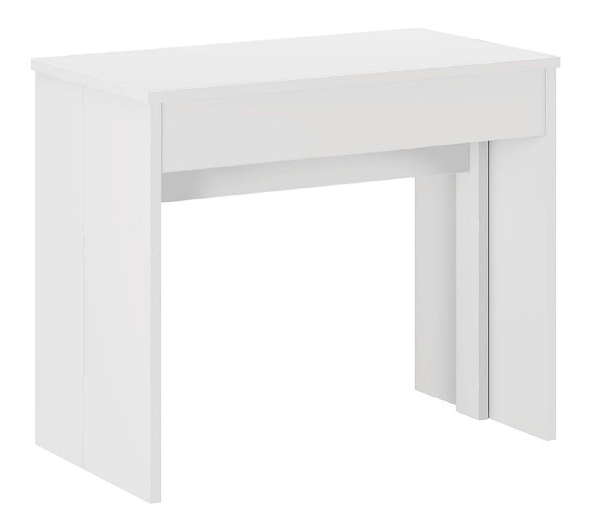 Tables consoles finition bois blanc 50 x 90 x 75 centim