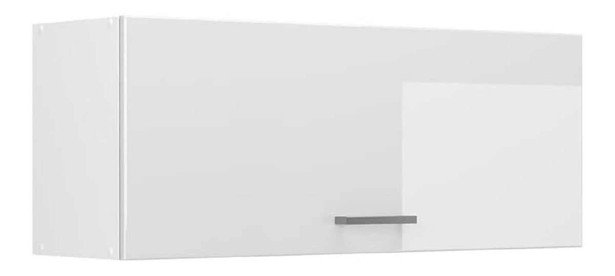 Rangements suspendus electrique avec rangement ferme blanc