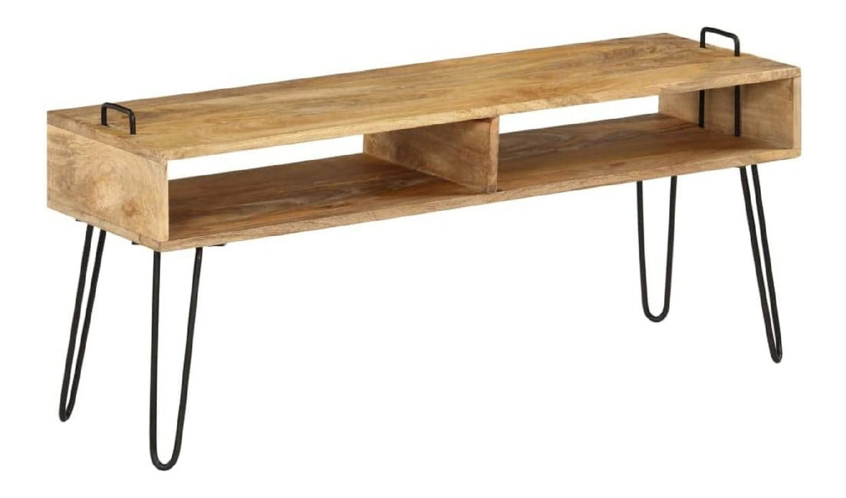 Banc TV finition bois naturel