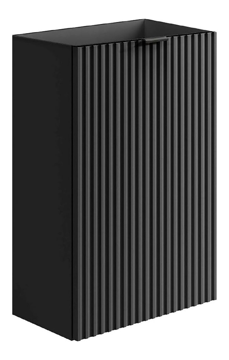 Meubles-lavabos avec rangement ferme finition bois noir