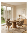Chaise confortable finition bois marron