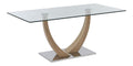 Tables avec rangement ferme naturel 180 x 90 x 75 centim