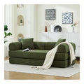 Canapes et divans pliable revetement velours vert