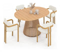 Tables finition bois revetement boucle naturel