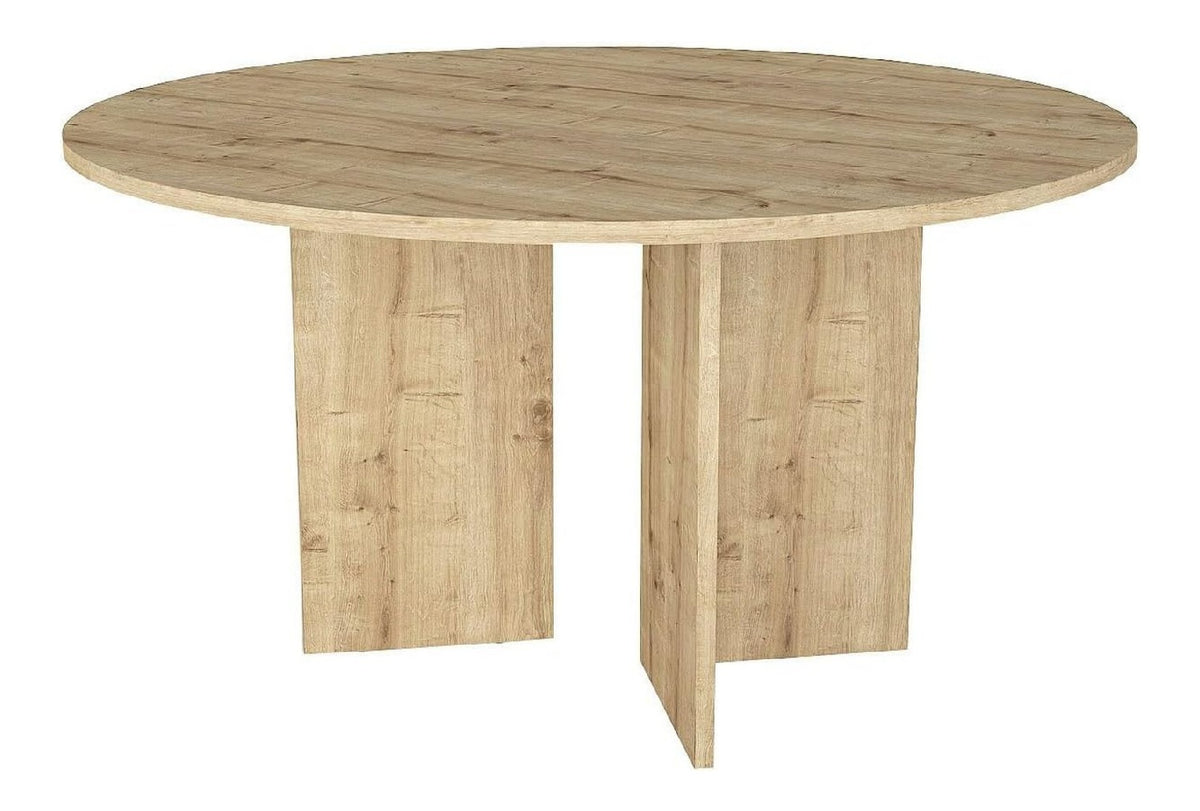 Tables avec rangement ferme finition bois naturel 138 x 138 x 75 centim