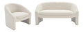 Ensembles de canapes revetement boucle blanc