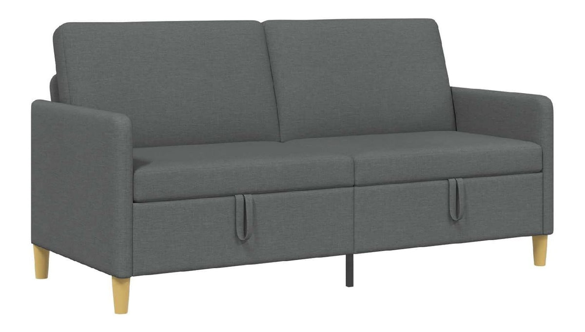 Canapes et divans avec rangement ferme finition bois gris fonce 172 x 78 x 87 cm