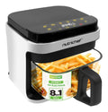 Friteuse a air chaud compact cuisson sans huile blanc