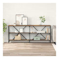 Tables consoles finition bois naturel