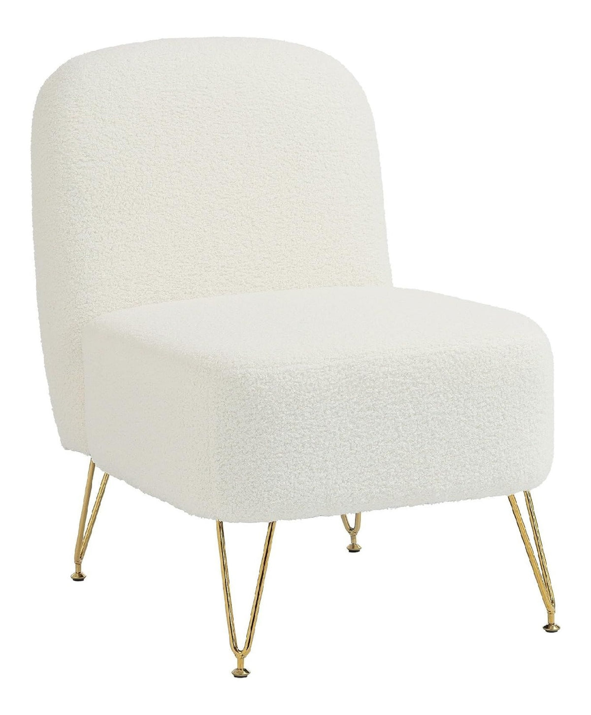Fauteuil confortable avec rangement ferme structure metal blanc