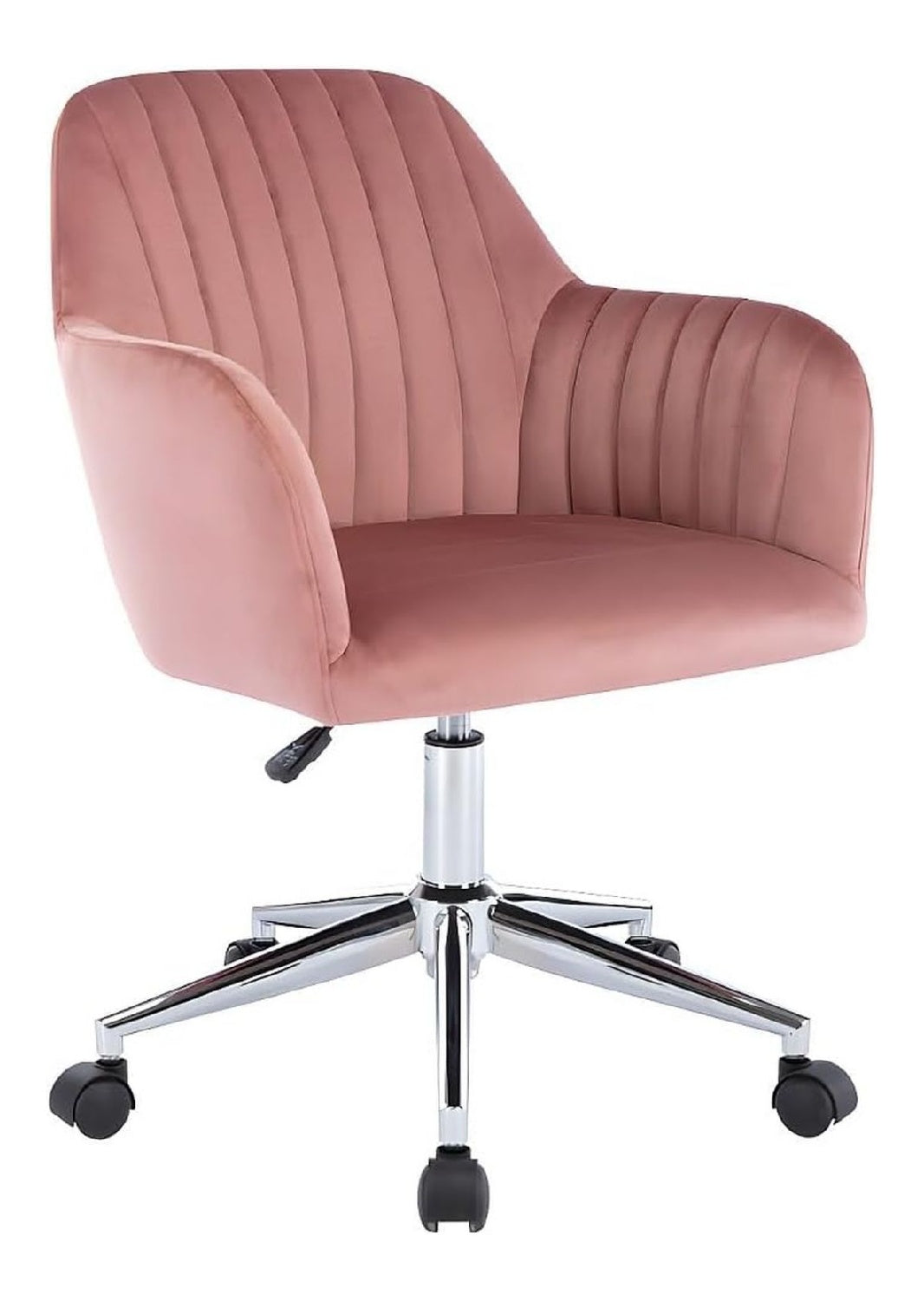 Chaise confortable reglable avec rangement ferme rose