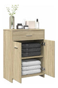 Meubles sur pied finition bois chene