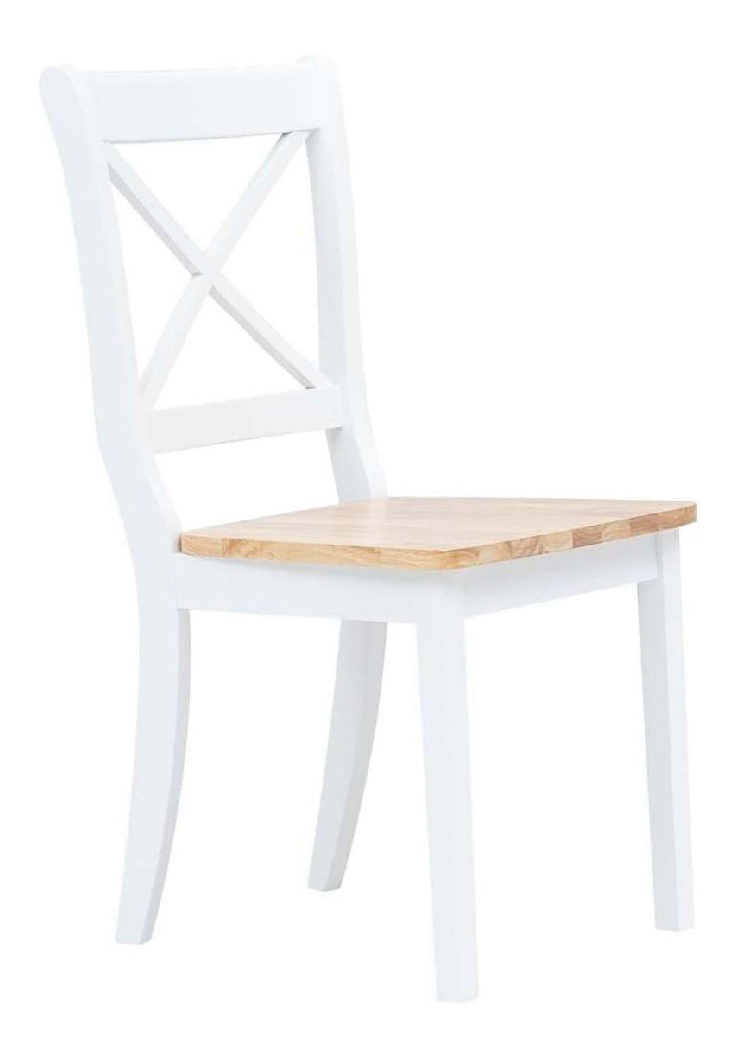 Chaise confortable finition bois blanc